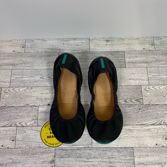 Tieks by Gavriell Black Leather Size 9 Great Condition - Picture 7 of 8